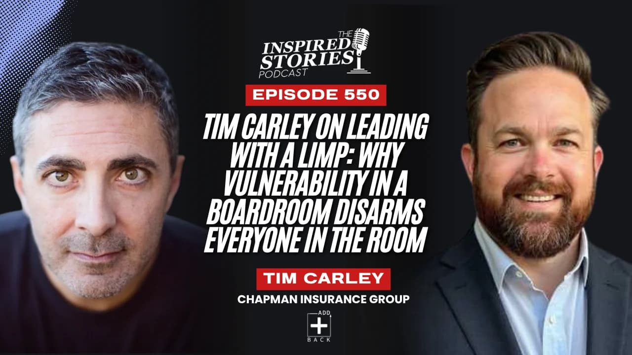 Tim Carley on Leading With a Limp: Why Vulnerability in a Boardroom Disarms Everyone in the Room